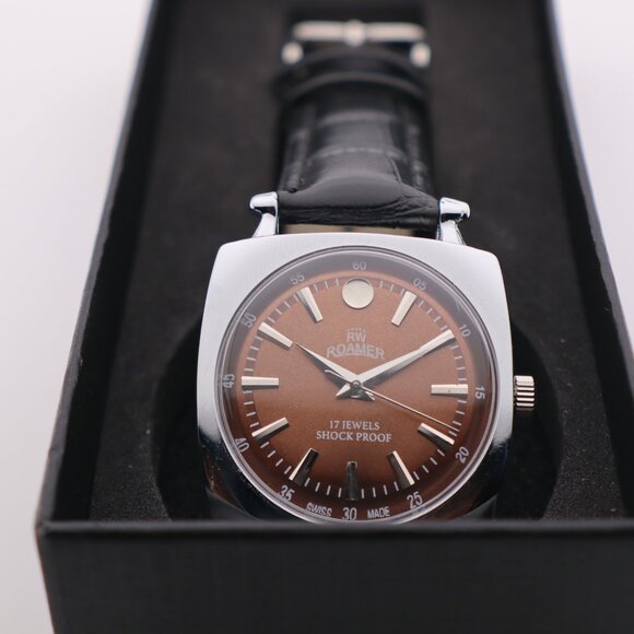 Stylish Swiss Hand-Wound Watch – Roamer ST96 Vintage Men’s Mechanical - Picture 6 of 10